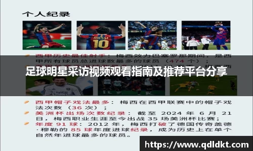 足球明星采访视频观看指南及推荐平台分享
